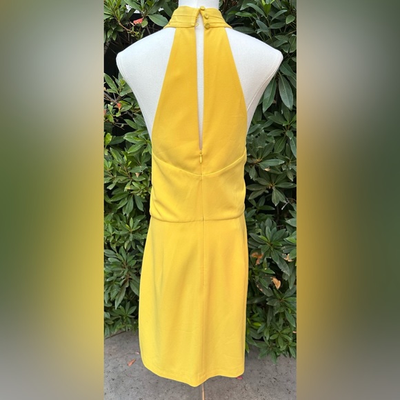 NWT Halston Heritage V-Neck Mini Dress - size 10 - Picture 4 of 4